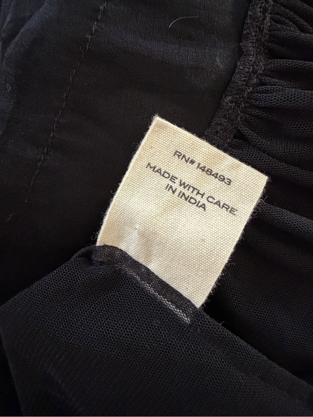 Doen Celestia Tulle Silk Heirloom Black Sheer Tiered Maxi Dress. EUC XS. - Picture 8 of 11